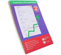 GRIRIW Libro delle Ricevute per Piccole Imprese in Carta Robusta, Libretto di Ricevute di Affitto Compatto Copia Integrata, Registro Ordini Multiplo per Negozi, Uffici e Attività