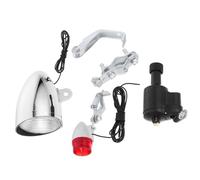 GRIRIW Luci per Bicicletta con Generatore Faretto Anteriore e Posteriore Potenti Kit Completo con Macchina Frizione e Clip in Ferro Sicurezza Notturna per Bici da Strada e Mountain Bike