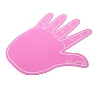GRIRIW Mano Gigante in Schiuma Eva Cinque Dita, Accessorio Sportivo per Cheerleading e Sostenitori, Morbida e Leggera, Colore Rosa, per Eventi Sportivi e Scuole