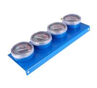 GRIRIW Manometro per Carburatore Cilindri con Kit Bilanciamento e Tubo Flessibile per Sincronizzazione e Motociclistici