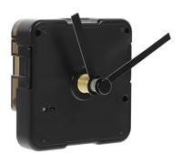 GRIRIW Meccanismo per Orologio Silenzioso in Plastica Nero, Kit Lancette Incluso, Leggero e Affidabile, per Riparazione e Fai da Te Orologi da Parete 10-12 Cm