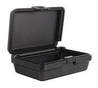 GRIRIW Mini Tool Box Nero in Plastico Resistente e Protettivo, Piccolo Contenitore per Attrezzi per Trasporto di Strumenti in Auto e Outdoor
