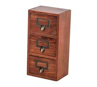 GRIRIW Organizzatore in Per Cassetti Da Toeletta 3 Scomparti Mini Cassettiera Portatile Per Scrivania e Casa Organizer Compatto Per Cosmetici e Accessori