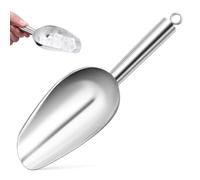 GRIRIW Paletta per Gelato in Acciaio Inossidabile Argento Finitura a Specchio e Design Spesso per Cucinare in Cucine Domestiche e Ristoranti