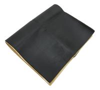 GRIRIW Pannello Insonorizzante in Schiuma Alta Densità per Auto e Alluminio Nero Adesivo Resistente per Isolamento Acustico e Protezione in Diverse Stagioni