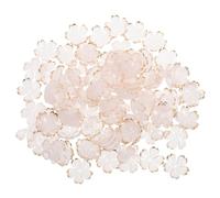 GRIRIW Perline Acriliche a Forma di Bianche 100 Versatile e Facile da Abbinare Accessori per Chioma per Occasioni Speciali