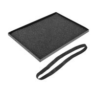 GRIRIW Piattaforma per Laptop e Supporto per Proiettore in Acciaio Nero Adattatore Femmina 3/8 a 1/4 Pollice, Piastra Piatta Montaggio su Treppiede per Dispositivi Multifunzione