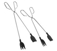 GRIRIW Pinza Raccogli Rifiuti Portatile in Ferro e Nylon Manico Ergonomico 2 Pezzi per Pulizia All'aperto e Domestica per Anziani