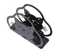 GRIRIW Porta Tovaglioli Tavolo Creativo in Ferro Forma di Gatto e Resistente per Ristorante e Uso Domestico Mantiene Tovaglioli Asciutti e Puliti