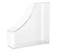 GRIRIW Portariviste e Porta Libri Da Scrivania in Acrilico Trasparente, Organizer Verticale Per Documenti A4, Ottimizzazione Spazio Ufficio, Casa e Scuola, Raccolta File Efficiente