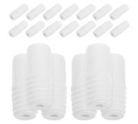 GRIRIW Punte Filettate per Manico Scopa Bianco 20 Pezzi Plastica 22mm | Connessione Sicura, per Manici per Pulizia Domestica, Adatte a Pareti e Pavimenti, Riducono Allentamenti