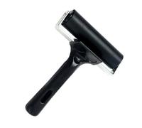 GRIRIW Rullo per Pittura Nero 15cm in Plastico Struttura Robusta e Facile da Pulire per Stampe e Artigianato