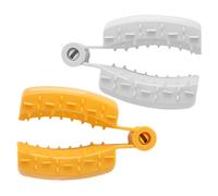 GRIRIW Salvadita per Affettatrice Colore Casuale in Abs 2 Pezzi Resistente e Facile da Pulire Protezione Mani per Tagliare Verdure e Frutta in Sicurezza in Cucina