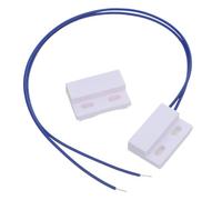GRIRIW Sensore Magnetico Cablato Plastico Bianco Rilevazione Precisa e Risposta Istantanea 220v per Porta e Finestra per Sistemi Antifurto DIY