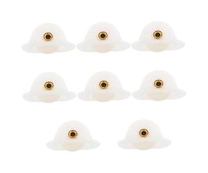 GRIRIW Set 8 Pulegge Plastiche per Porte Scorrevoli Frigorifero, Carrucole di Trazione Silenziose Cuscinetti, Accessori Resistenti per Mobili Refrigerati in Ristoranti e Supermercati