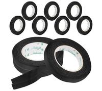 GRIRIW Set da 10 Pezzi Nastro Washi Nero in Carta Adesiva Nastro Decorativo per Scrapbooking e Diario per Pittura Facile da Applicare e Rimuovere senza Residui per Progetti Fai da Te e