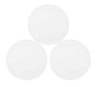 GRIRIW Set da 3 Fermaporta in Silicone Antirumore, Tampone Protettivo da Parete Rotondo, Paraurti per Mobili Silenzioso e Antiurto, Accessorio per Protezione Muri Casa e Ufficio