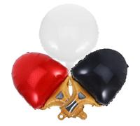 GRIRIW Set di 3 Palloncini in Pellicola di Alluminio a Forma di Pallina da Tennis da Tavolo e Racchetta, Leggeri e Resistenti, Decorazione Unica per Feste a Tema Sportivo