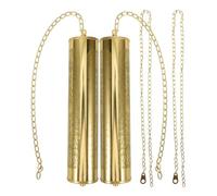 GRIRIW Set Pesi in Ferro per Orologio da Parete e da Terra Catena 2 M e Ganci Accessori Meccanismo Orologio a Pendolo per Riparazione e Decorazione Casa Ufficio