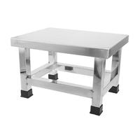 GRIRIW Sgabello in Acciaio Inox Piccolo per Bagno e Cucina Antiscivolo e Portatile Facile da Pulire e Adatto Spazi Ridotti