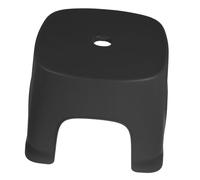 GRIRIW Sgabello Per Wc Antiscivolo in Pvc Nero, Sgabello Per Piedi Un Gradino, Resistente e Sicuro, Supporto Per Bagno, Adatto a Ragazzo Ragazza e Uso Domestico