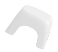 GRIRIW Sgabello per Wc in Plastica Bianco, Rialzo Piedi Pratico e Antiscivolo, Leggero e Versatile in Camera da Letto o Soggiorno