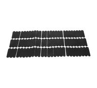 GRIRIW Strisce 100 Pezzi per Appendiabiti Adesive in Silicone Antiscivolo Nero Adesive e Resistenti alla Deformazione, per Uso Familiare e Negozi di Abbigliamento