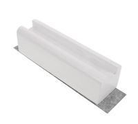 GRIRIW Supporto da Terra Specchio per Mirror Full Length in Legno Bianco | Slot 3, 5cm e Profondità 2cm, Anti-slip Support, Facile da Posizionare per Ufficio e Ristoranti Stile Casuale