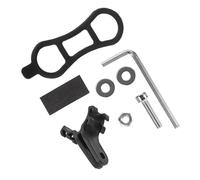 GRIRIW Supporto Porta Numeri da Gara per Bici Nero in Plastica e Metallo | Montaggio Semplice, Antiscivolo e Leggero, Protegge Dalla Graffiatura, Accessorio per Bici da Corsa