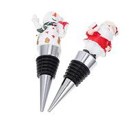 GRIRIW Tappi Per Bottiglie Di Vino in Lega Di Alluminio Set Da 2 Chiusura Ermetica Anti-ossidazione Protezione Aroma Per Conservazione Vini Aperti Decorazioni Bottiglia