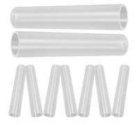 GRIRIW Tappi per Matita in Plastica Trasparente 10 Pezzi Copri Punta per Matite e Pastelli, Protezione Sicura per Scuola e Ufficio, Mantiene la Custodia Pulita