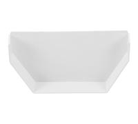 GRIRIW Tappo Terminale Accessorio in Pvc Bianco Installazione Facile senza Perdite per Grondaia per Grondaie Esterne e Scarico Pluviale