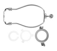 GRIRIW Telaio per Corno di Lampada in Ferro Argento Foro da 1cm, Supporto Pratico per Paralume da Tavolo e Piantana per Casa e Feste