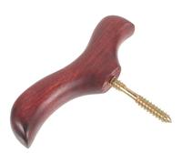 GRIRIW Testa di Bastone e Costruzione Robusta Design Ergonomico in Legno Massello Pomello per Bastone da Passeggio Adatto per Uomo e Donna, per Uso Esterno