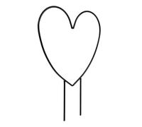 GRIRIW Traliccio Supporto Pratico e Decorativo in Ferro a Forma di Cuore da Giardino per Proteggere Piante in Vaso per Piante Rampicanti e Clematis nel Giardino
