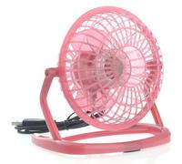 GRIRIW Ventilatore Mini USB in Plastica Ultra-silenzioso Cavo Usb, Design alla Moda e Funzione Regolabile a 360 Gradi, per Vacanze Estive e Uso Desktop