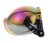 GRIRIW Visiera Trasparente per Casco Antivento Parabrezza in Plastica Resistente Agli Urti, Set di Ricambio Installazione Rapida, Protezione UV per Motociclisti in Viaggi Lunghi