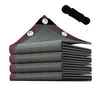 Gris2.7 x 3.1 mRete Ombreggiante,Rete ombreggiante con occhielli,Telo Ombreggiante Occhiellato,Rete Ombreggiante Resistente ai Raggi UV,per giardino,pergola,piante da patio,serra,pollaioGrigio