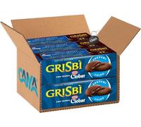 Grisbi Crema Ciobar, Biscotti Frolle Ripiene di Morbida Crema al Ciobar 112g [CAIYA® BOX da 6 Confezioni]