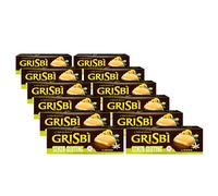 Grisbì Senza Glutine Limone - Biscotti Gluten Free di Pasta Frolla, Ripieni di Crema al Limone, Ideali per Colazione, Snack o Merenda, Formato Scorta, 12 Confezioni da 9 Biscotti, 1.800 gr