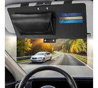 Grishcamy Estensore Parasole Auto: Aletta Parasole Universale con Protezione dai Portaocchiali E Scomparti Per Carte, Antiriflesso Parasole Extender Per Una Guida Sicura