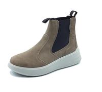 Grisport 6808V9G Fieno Vesuvio Scarponcini Beatles per Donna in Nabuk Taupe Fondo Antistatico (Taglia 38)