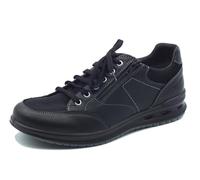Grisport Active 43069T31 Nero Touch Scarpe per Uomo in Pelle e Tessuto Nero con Lacci e Lampo (Taglia 41)