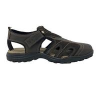 Grisport Sandali in Pelle, Linea Eco Friendly - V.1 (Marrone Coca)