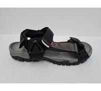 Grisport Sandali Uomo in Tessile, Linea Eco Friendly Vision - V1 (Nero/Grigio)