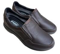 Grisport Scarpe Invernali Uomo Città Mocassini in Pelle Senza Lacci SLIPFIT Impermeabili gritex Suola Antiscivolo Fondo Active (T.Moro, Sistema Taglie Calzature EU, Adulto, Uomo, Numero, Media, 44)