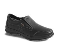 Grisport Scarpe Slipon Invernali Mocassini in Pelle Scarponcini Impermeabili Suola Antiscivolo Gritex - Senza Lacci (Nero Oliato, Sistema Taglie Calzature EU, Adulto, Numero, Media, 45)