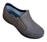 Grisport Scarpe Slipon Uomo Impermeabili gritex Città Mocassini in Pelle Nabuk Senza Lacci SLIPFIT 2.0 Antiscivolo Active (Visone Nabuk, Sistema Taglie Calzature EU, Adulto, Uomo, Numero, Media, 42)