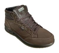 Grisport scarponcini bassi da città in vera pelle impermeabili soletta estraibile e suola antiscivolo Gritex (marrone foca soft, 46, Sistema Taglie Calzature EU, Adulto, Uomo, Numero, Media, 46)