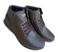 Grisport scarponcini eleganti città ZIPPED scarpe con Zip e pelle impermeabile GRITEX soletta estraibile fondo active (T.moro avon, 43, Sistema Taglie Calzature EU, Adulto, Uomo, Numero, Media, 43)